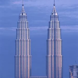 The twin towers of the Petronas Building the worlds highest building
