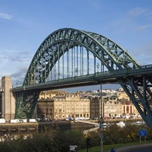 Tyne Bridge crossing the River Tyne, Newcastle upon Tyne, Tyne and Wear, England, United Kingdom, Europe