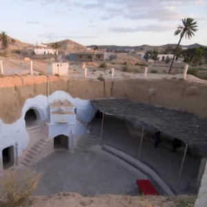 Underground cave dwelling