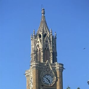 University clock tower, Mumbai, India, Asia