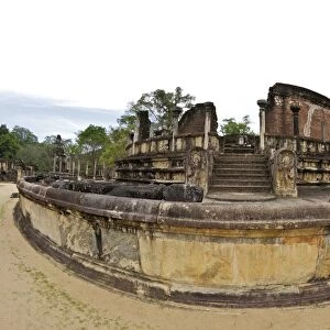 Vatagade, 12th century, UNESCO World Heritage Site, Polonnaruwa, Sri Lanka, Asia