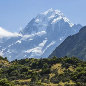 View to Aoraki (Mount Cook), Mount Cook Village, Aoraki (Mount Cook) National Park