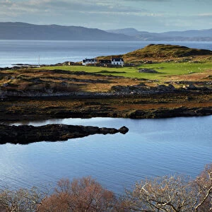 A view of Ardban on the Applecross peninsula and beyond the Isle of Skye, Ardban