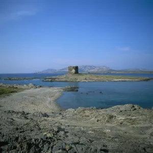 View of Asinara Island