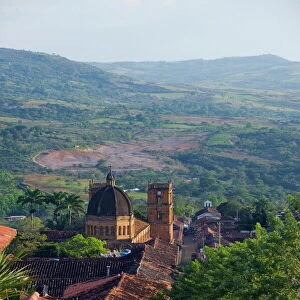 View over Barichara, Colombia, South America