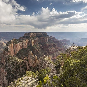 View from Cape Royal Point of the north rim of Grand Canyon National Park