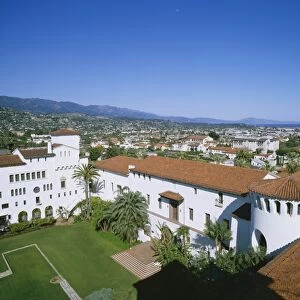 View over Courthouse towards the ocean