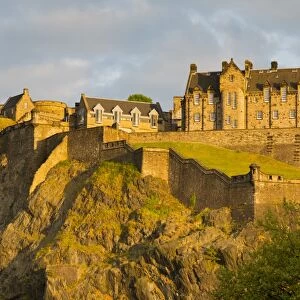 View of Edinburgh Castle from Princes Street, UNESCO World Heritage Site, Edinburgh
