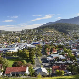 View of Hobart, Tasmania, Australia, Pacific