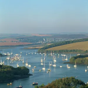 View over the Kingsbridge Estuary from East Portlemouth, Salcombe, Devon