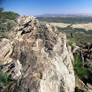 View northeast from Mount Ohlssen-Bagge on east escarpment of Wilpena Pound