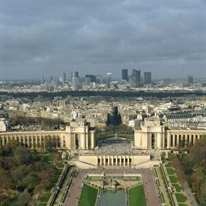 View of Paris from the Eiffel Tower, Paris, France, Europe