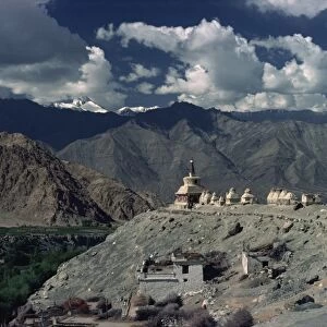 View from Phyang Gompa, Ladakh, India, Asia