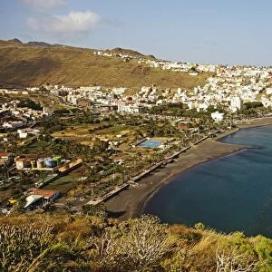 View of San Sebastian de la Gomera, La Gomera, Canary Islands, Spain, Atlantic, Europe