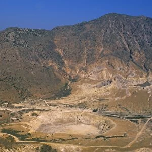 View of Stefanos Crater and mountains