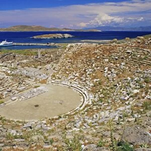 View of the theatre and the island