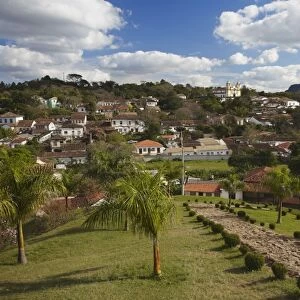 View of Tiradentes, Minas Gerais, Brazil, South America