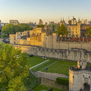 View of the Tower of London, UNESCO World Heritage Site
