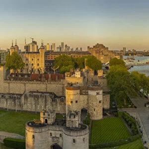 View of the Tower of London, UNESCO World Heritage Site