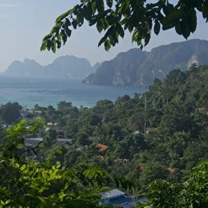 Views of Phi Phi islands, Andaman Sea, Thailand, Southeast Asia, Asia
