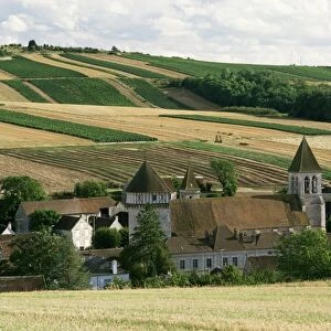 Village of Chitry, Burgundy, France, Europe