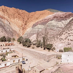 The village of Purmamarca, at the base of Seven Colors Hill