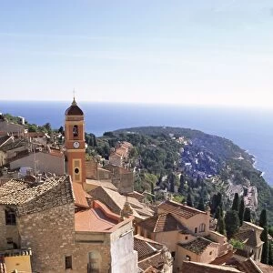 Village of Roquebrune, Provence, Cote d Azur, French Riviera, France