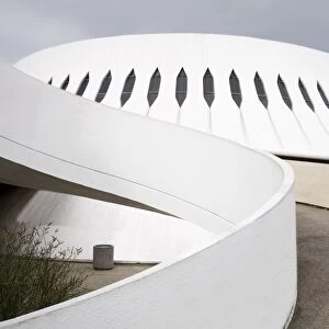 The Volcan Cultural Centre designed by Oscar Niemeyer, Le Havre, Normandy, France, Europe