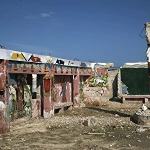 Voodoo temple in Port au Prince, Haiti, West Indies, Central America