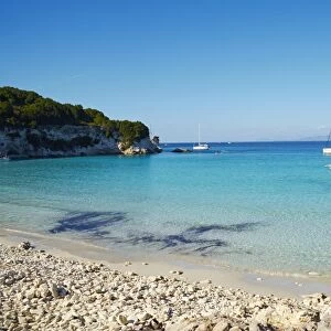 Voutoumi beach, Antipaxos, Antipaxi, Ionian Islands, Greek Islands, Greece, Europe