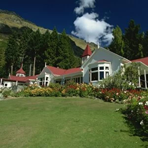 Walter Peak, a famous old sheep station founded in 1860 on the shore of Lake Wakatipu