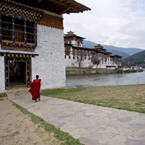 Wangdi Dzong Monastery, Bhutan, Asia