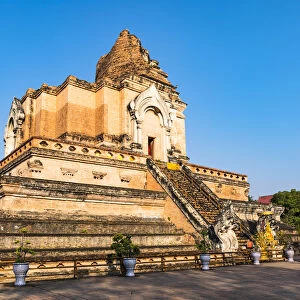 Wat Chedi Luang, Chiang Mai, Northern Thailand, Thailand, Southeast Asia, Asia