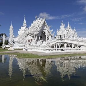 Wat Rong Khun (White Temple), Chiang Rai, Northern Thailand, Thailand, Southeast Asia, Asia