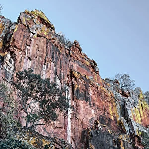 Waterberg Plateau colored rock formation, Namibia, Africa