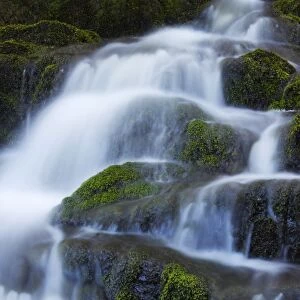 Waterfall, Glen Artney, near Crieff, Perthshire, Scotland, United Kingdom, Europe