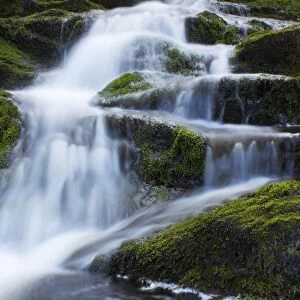 Waterfall, Glen Artney, near Crieff, Perthshire, Scotland, United Kingdom, Europe