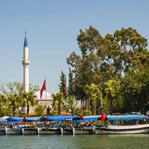 Waterfront, Dalyan, Mugla Province, Anatolia, Turkey, Asia Minor, Eurasia