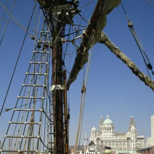 Waterfront and Dock Board Offices, Liverpool, Merseyside, England, United Kingdom, Europe