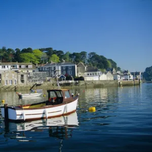 Waterfront, Fowey, Cornwall, England, UK, Europe