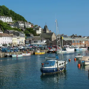 Waterfront at Looe, Cornwall, England, United Kingdom, Europe