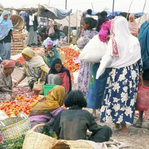 Weekly market in Bati, the largest outside Addis Ababa, Northern Highlands