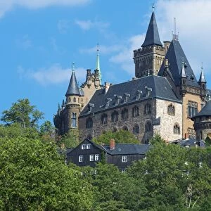 Wernigerode Castle, Harz, Saxony-Anhalt, Germany, Europe