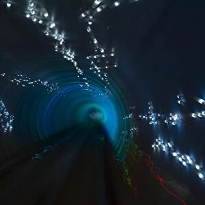 West Bund Sightseeing Tunnel, Huangpu District, Shanghai, China, Asia
