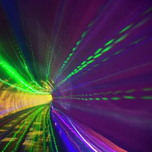 West Bund Sightseeing Tunnel, Huangpu District, Shanghai, China, Asia