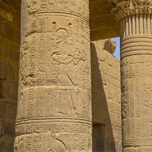 West Colonnade, Temple of Isis, UNESCO World Heritage Site, Philae Island, Aswan, Nubia