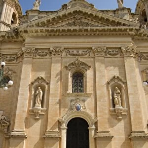 West Front of Parich Church, Naxxar, Malta, Europe
