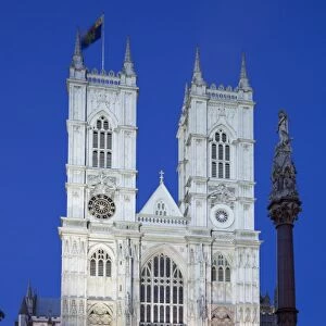 Westminster Abbey at night, Westminster, London, England, United Kingdom, Europe