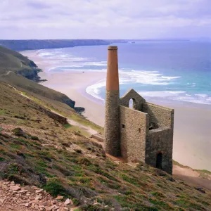 Wheal Coates Mine, St Agnes, Cornwall, England, UK