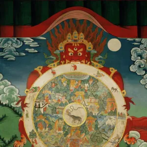 Wheel of Life, Tibetan Art, China, Asia